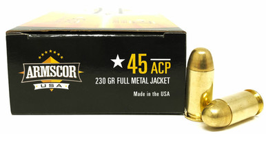 Armscor 45 AUTO Ammunition 230 Grain Full Metal Jacket 1000 rounds