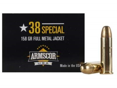 Armscor 38 Special 158 gr FMJ CASE 1000 rounds