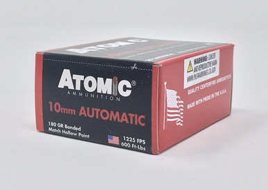 Atomic Ammunition 10mm Auto 00457 180 Grain Hollow Point 20 Rounds