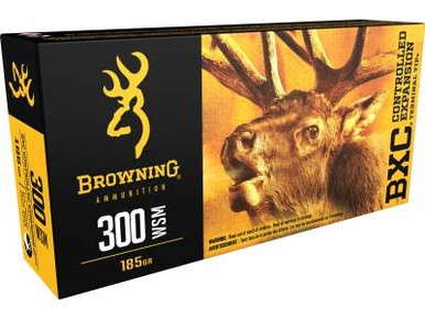 Browning 300 Winchester Short Magnum Ammunition BXC B192230001 185 Grain Terminal Tip 20 rounds