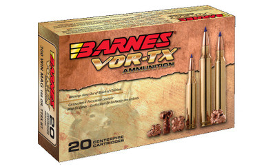 Barnes 300 Win Mag Ammunition B21569 150 Grain TTSX Ballistic Tip 20 Rounds