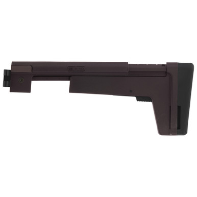 B5 Systems AK Fixed Stock - Mounts to the Factory Folding Trunnion Via the 5.5mm Pin - Plum Finish