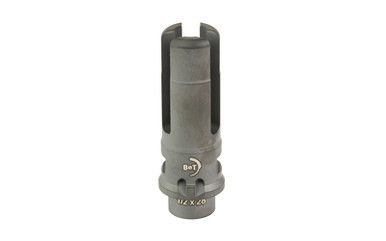 B&T USA Assault Open Tine 556NATO Muzzle Device - 1/2x28, Black DLC Coated Finish
