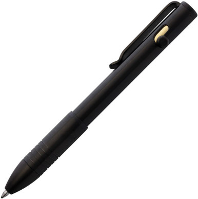 Big Idea Design Bolt Action Pen Ti - Black DLC Finish, Titanium Construction
