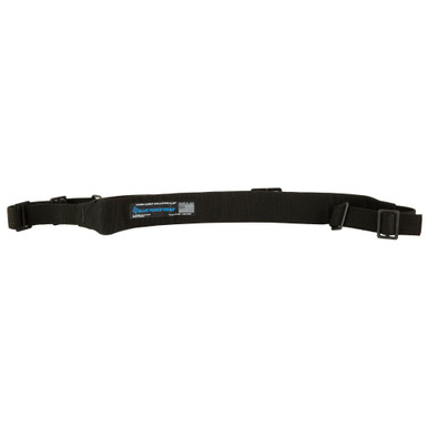 Blue Force Gear Vickers Combat Applications Padded Sling with Metal Sliders - 2-Point Combat Sling with Metal Hardware, 1.25" Webbing, Black