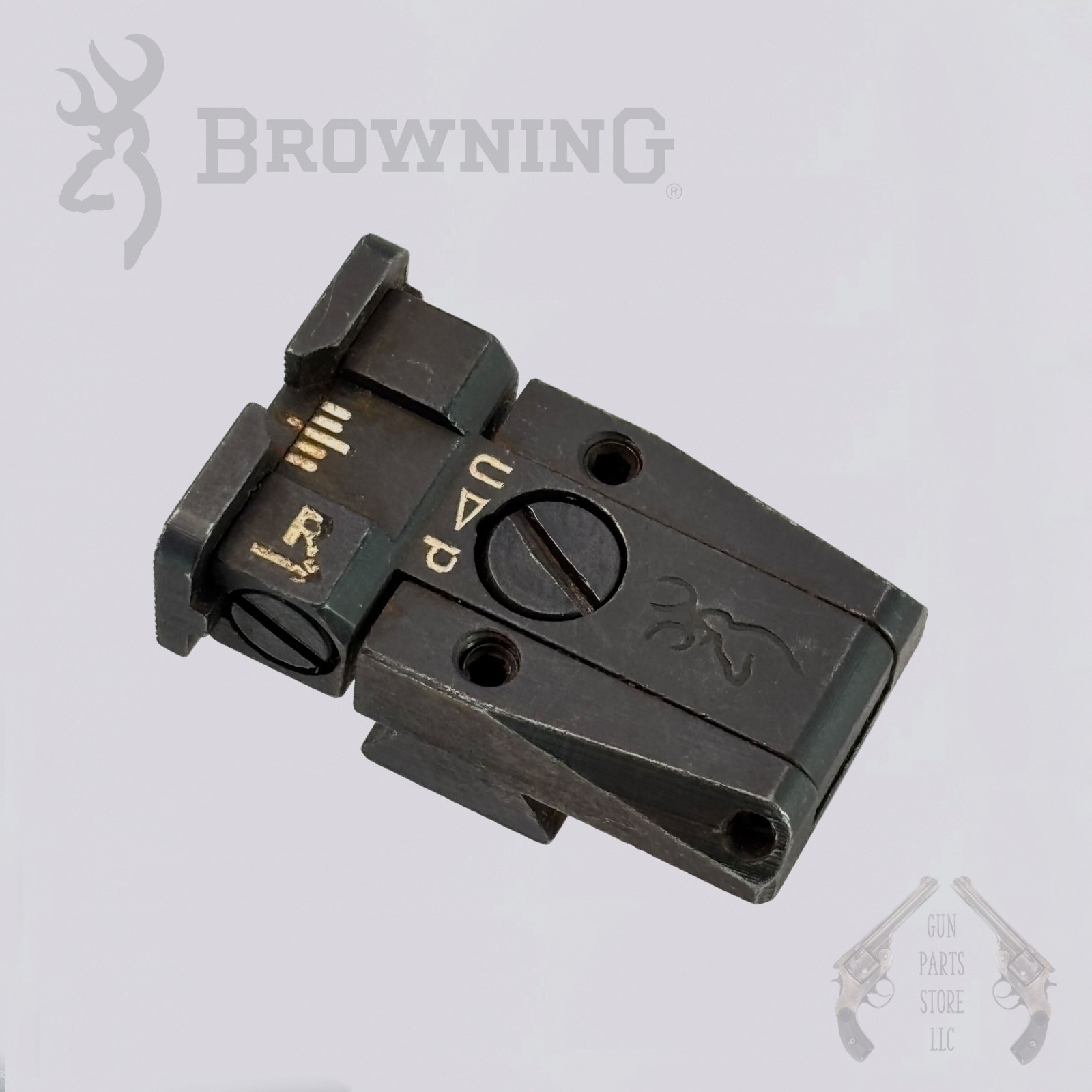 BROWNING Hi-Power Pistol Adjustable Rear Sight Assembly