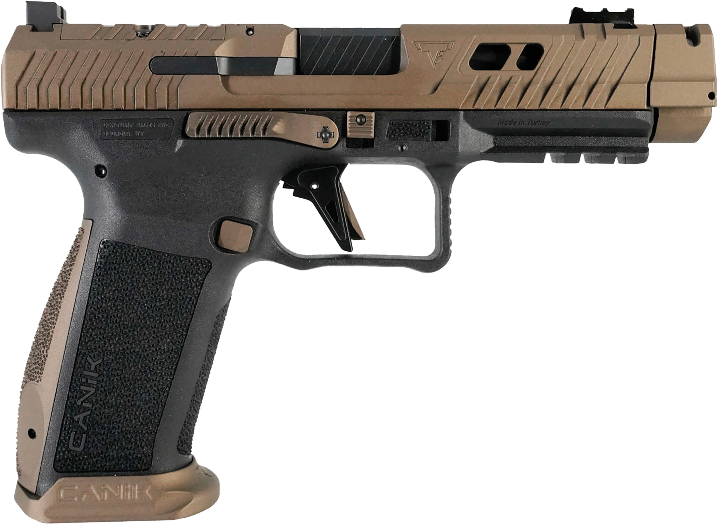 Century TTI Combat Optic Ready Pistol HG7864N, 9mm Luger, 4.60in, Aggressive Texture, Black Finish, 10 Rds