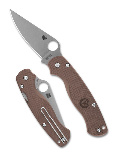 Spyderco PM2 Lightweight CPM 15V Sprint Run - Brown FRN - C81PBN15V2
