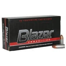 CCI 9 mm Ammunition Blazer 3582 147 Grain Full Metal Jacket 50 Rounds