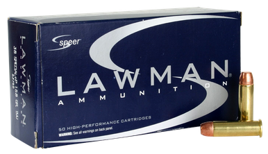 CCI 38 Special Ammunition Speer Lawman 53750 158 Grain Total Metal Jacket 50 Rounds