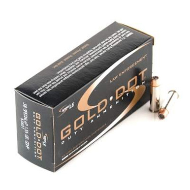 CCI Speer 38 Special +P Ammunition 53921 Short Barrel Gold Dot 135 Grain Jacketed Hollow Point 50 Rounds