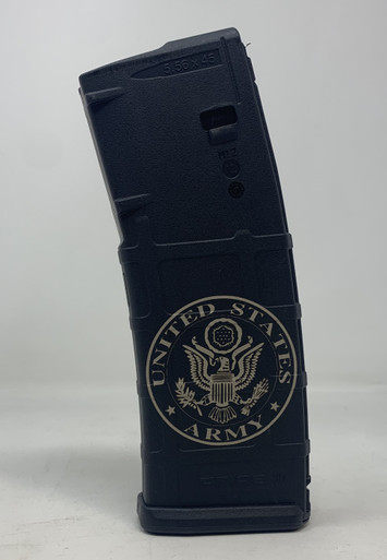 Magpul GEN 2 AR-15 5.56x39mm/.223 Rem Magazine with US ARMY Double-Sided Engraving 30 Rounder