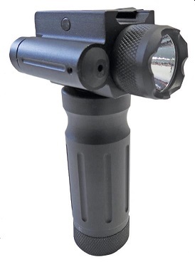 Sun Optics Tactical Fore End Grip w/750 Lumen Red Laser & Light CL-FLR