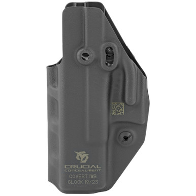 Crucial Concealment Covert IWB Holster Black Kydex Glock 19 - 1018