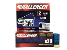 Challenger 12 Gauge Ammunition CTA12SMBS 1-3/4” Buckshot 14 Pellets 1200fps 20 Rounds