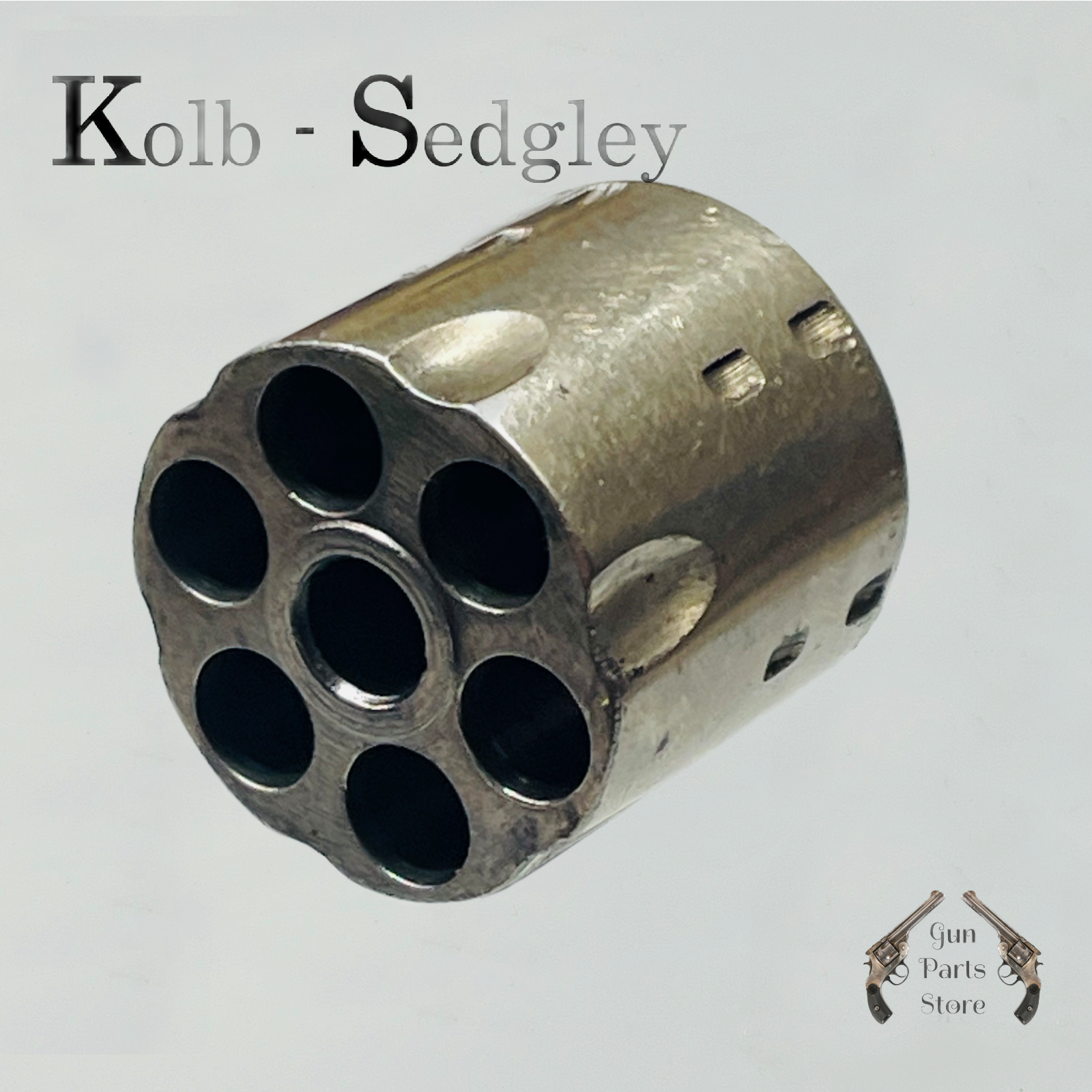 Cylinder (Stripped) for KOLB-SEDGLEY Baby Hammerless Revolver New Ejector Model
