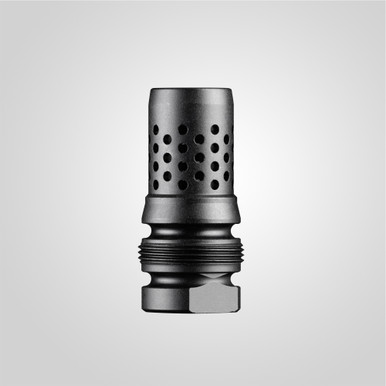 Dead Air Xeno Muzzle Brake - Black, 1/2X28, Fits Dead Air Xeno