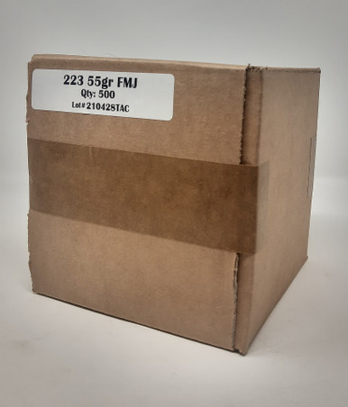 Defender 223 Rem Ammunition *REMAN* DEF223FMJ500R 55 Grain Full Metal Jacket 500 Rounds