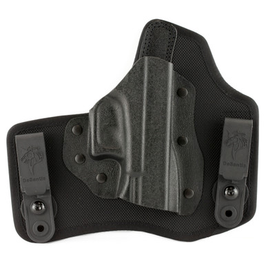 DeSantis Gunhide Kydex/Neoprene Tuckable IWB Hybrid Holster - Fits Glock 17,19,19X,26, Right Hand, Black