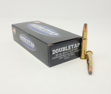 DoubleTap 30-30 Win Ammunition DT3030WIN170CE20 170 Grain Controlled Expansion Soft Point 20 Rounds