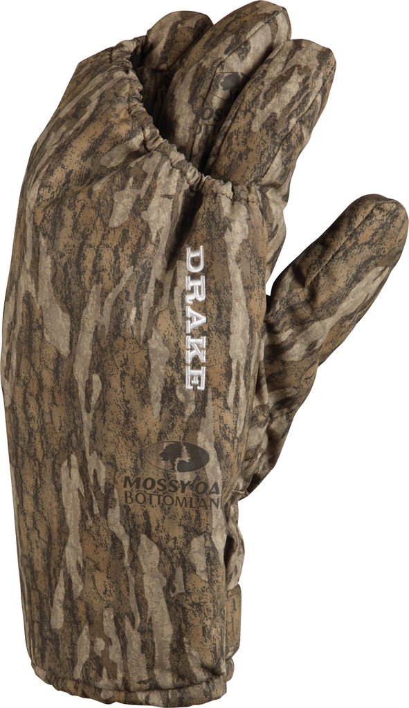 Drake Waterfowl LST Left Hand Insulated Gore-Tex Caller's Glove Mossy Oak Bottomland DW4506-006