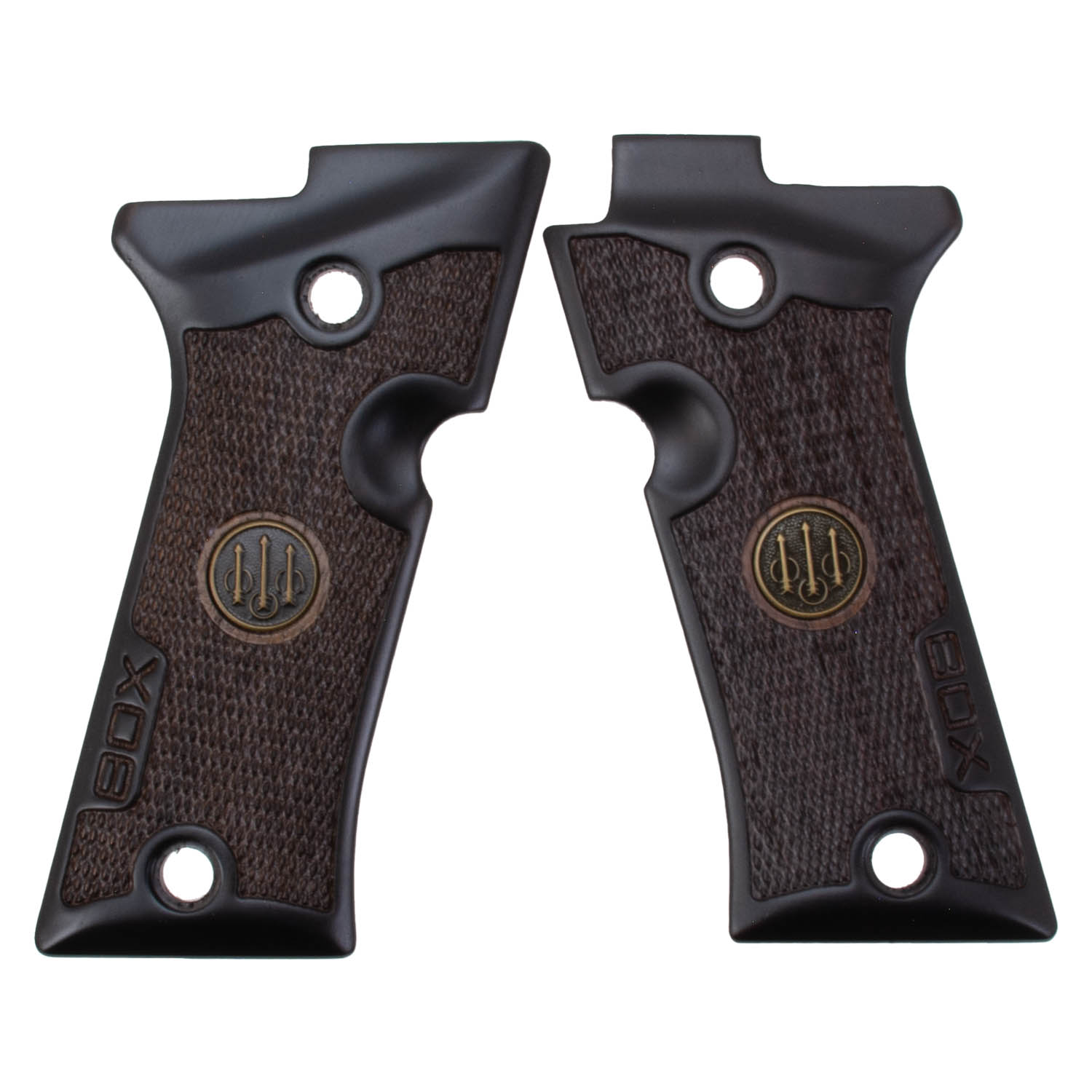 Beretta 80X Wood Grips w/ Medallion
