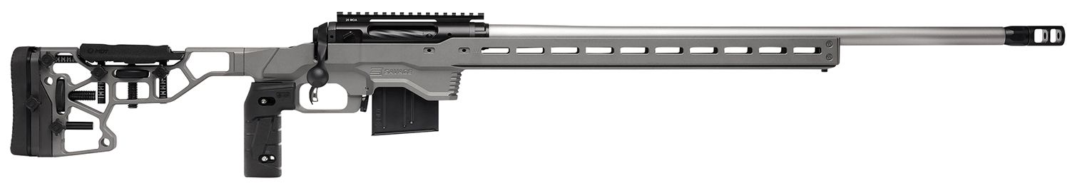 Savage 110 Elite Precision Rifle 57556, 308 Win, 26", Gray Cerakote Adjustable MDT ACC Aluminum Chassis Stock, 10 Rds