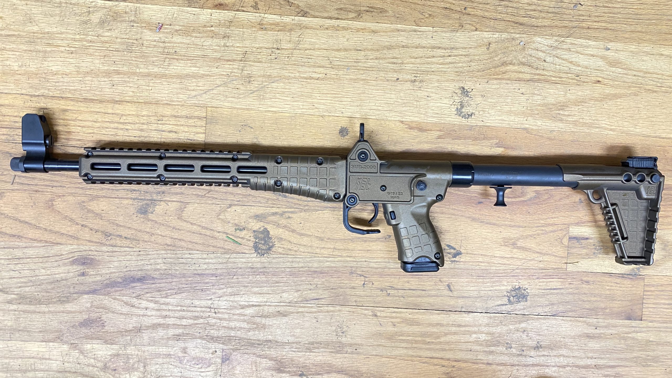 Kel Tec Sub 2000 9mm Midnight Bronze Glock 19 Mag Pattern SUB2K9GLK19MDBRNZHC