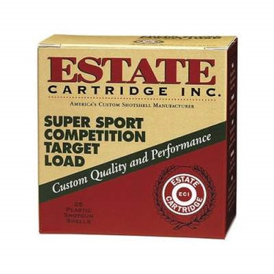 Estate 12 Gauge Ammunition Super Sport Competition Load SS12XH175 2-3/4" #7.5 Shot 1oz 1290fps Case of 250 Rounds