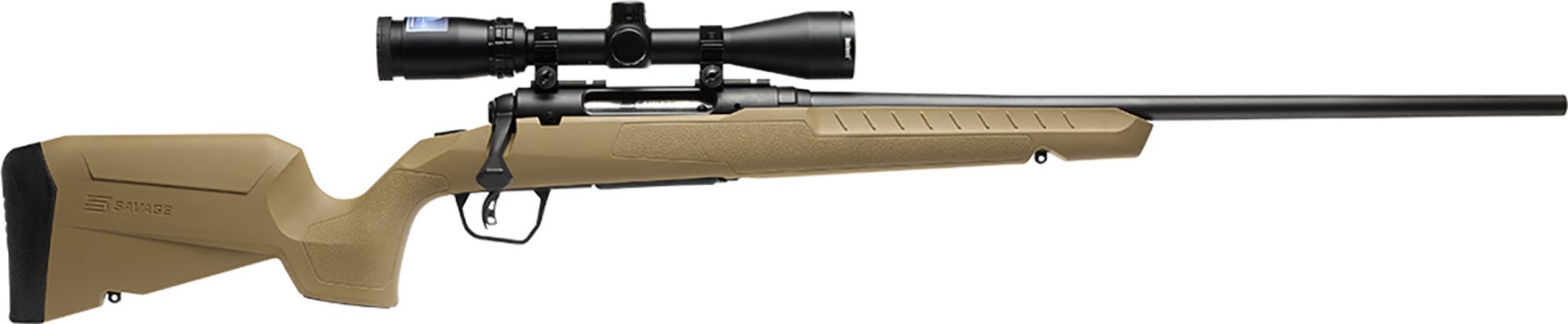 Savage Arms Axis 2 XP Compact Bolt Action Rifle 32224, 6.5 Creedmoor, 20", FDE Fixed Stock, 4 Rds