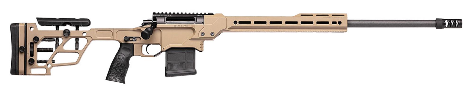 Daniel Defense Delta 5 Pro Bolt Action Rifle 4215911081, 6.5 Creedmoor, 24", Adjustable Stock, Heavy Palma Barrel, Timney Trigger, FDE Finish, 5 Rds