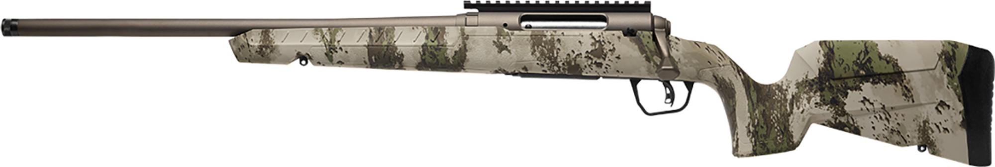 Savage Arms Axis 2 Pro Woodland Compact Bolt Action Rifle 32308, 223 Rem, 20" Threaded, Left Hand, Woodland Camo Stock, 4 Rds