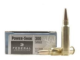 Federal 300 Savage Power-Shok 300A 150 Grain Soft Point 20 rounds