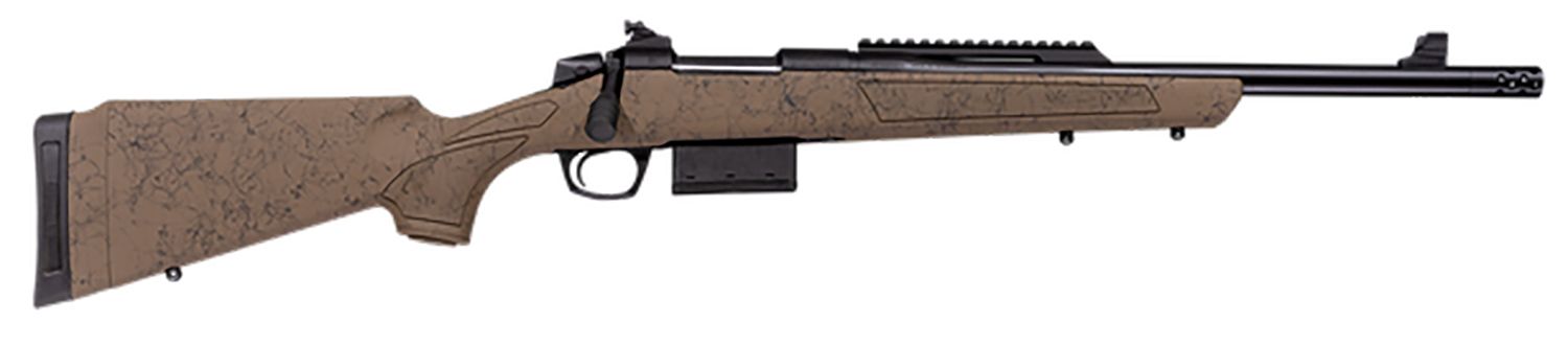 CVA Cascade SR80 Rifle CR3933, 308 Win, 18", Flat Dark Earth w/Black Web Adj LOP Synthetic Stock, 10 Rds