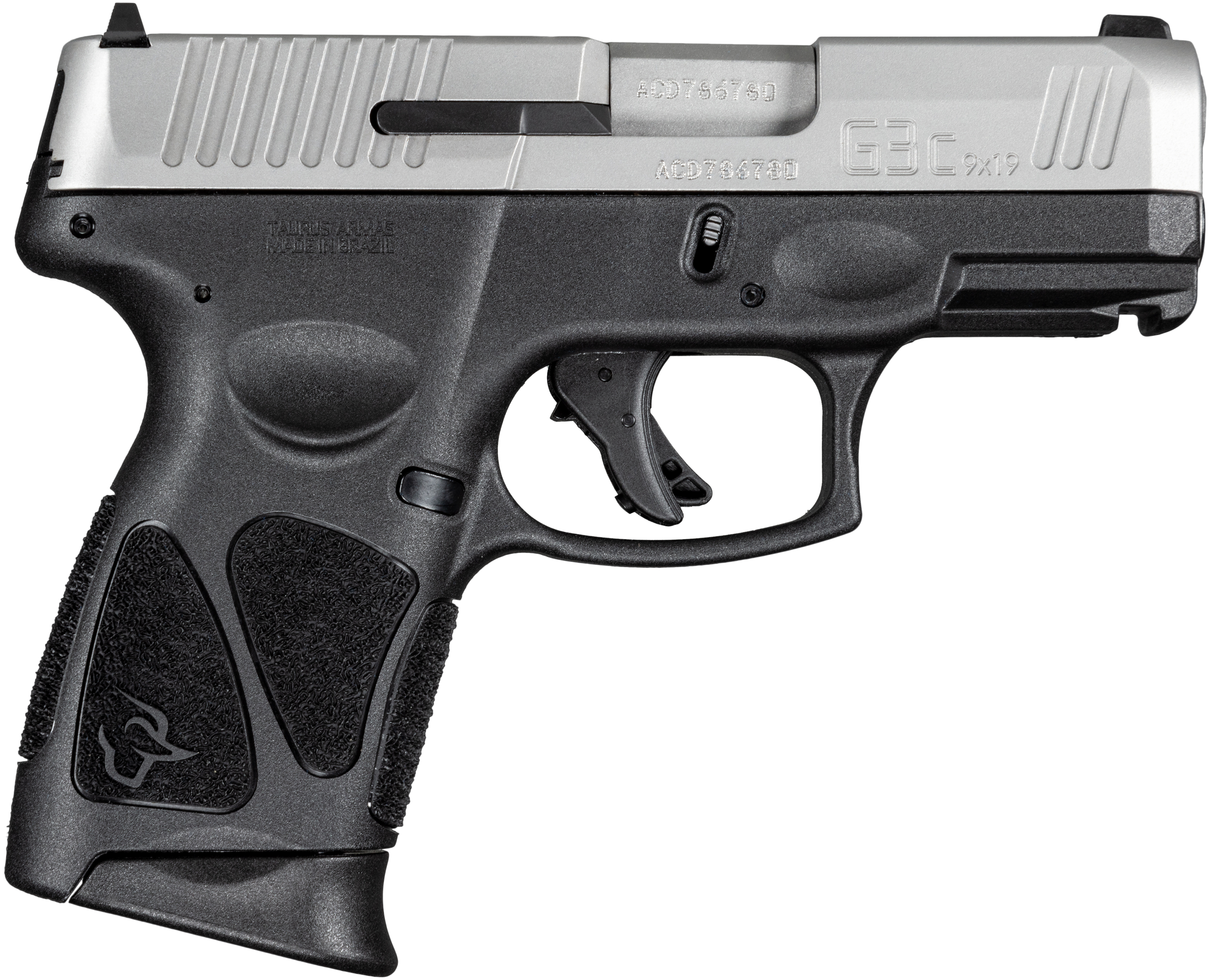 Taurus G3C Pistol 1-G3C939-2X10, 9mm Luger, 3.26in, Black Polymer Grips, Black Finish, 10 Rds