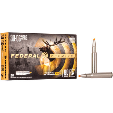 Federal Premium 30-06 180 Grain Trophy Bonded Tip - 20 Round Box