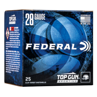 Federal Top Gun Sporting 28 Gauge 2.75" #7.5 3/4 oz - 1,330 FPS, 25 Round Box