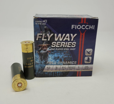 Fiocchi 12 Gauge Ammunition FI123151 3" 1-1/5oz #1 Shot 1550 FPS 25 Rounds
