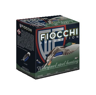 Fiocchi 12 Gauge Ammunition Shooting Dynamics 123ST4 3" Steel #4 Shot 1 -1/8oz 1500fps 250 Rounds