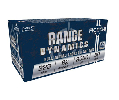 Fiocchi 223C 223 Remington Ammunition 62 Grain Full Metal Jacket 50 rounds