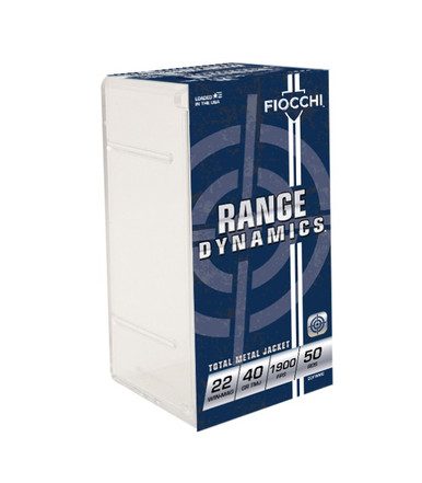 Fiocchi 22 WMR Ammunition 22FWMC 40 Grain Total Metal Jacket BRICK 500 rounds