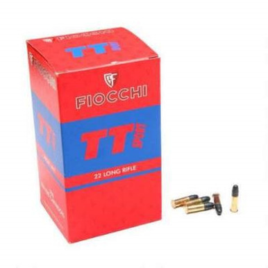 Fiocchi 22LR TT Sport 22LRTTSP 40 Grain Lead Round Nose 500 rounds