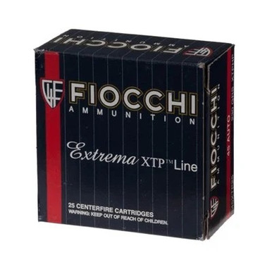 Fiocchi 45 Auto Ammunition FI45XTPB25 200 Grain XTP Hollow Point 25 Rounds