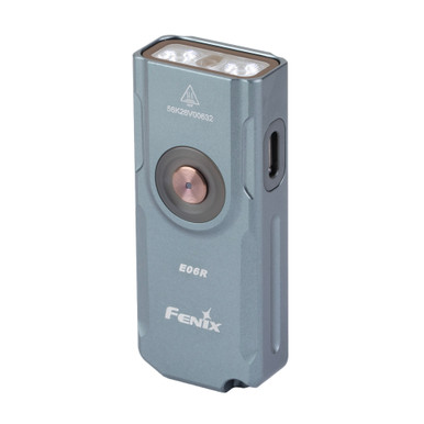Fenix E06R 700 Lumen Rechargeable EDC Flashlight Gray - FX-E06R-Grey