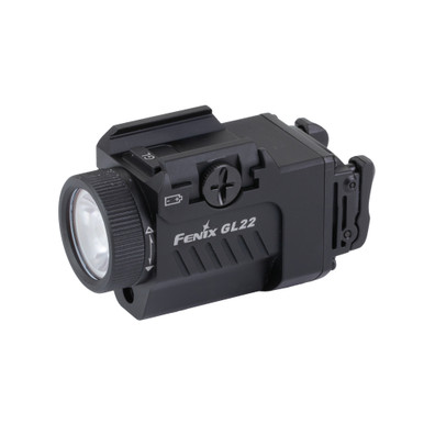 Fenix GL22 Compact Weapon Light 750 Lumens Red Laser Combo Black - FX-GL22