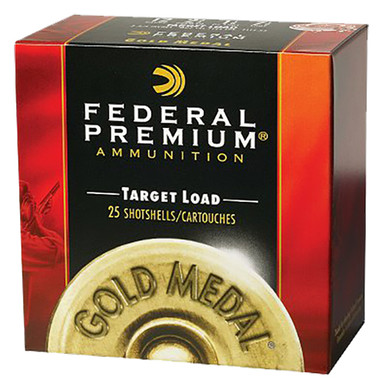 Federal 28 Gauge Ammunition Gold Medal Plastic T2809 2-3/4” 9 Shot 3/4oz 1230fps Case of 250 Rounds