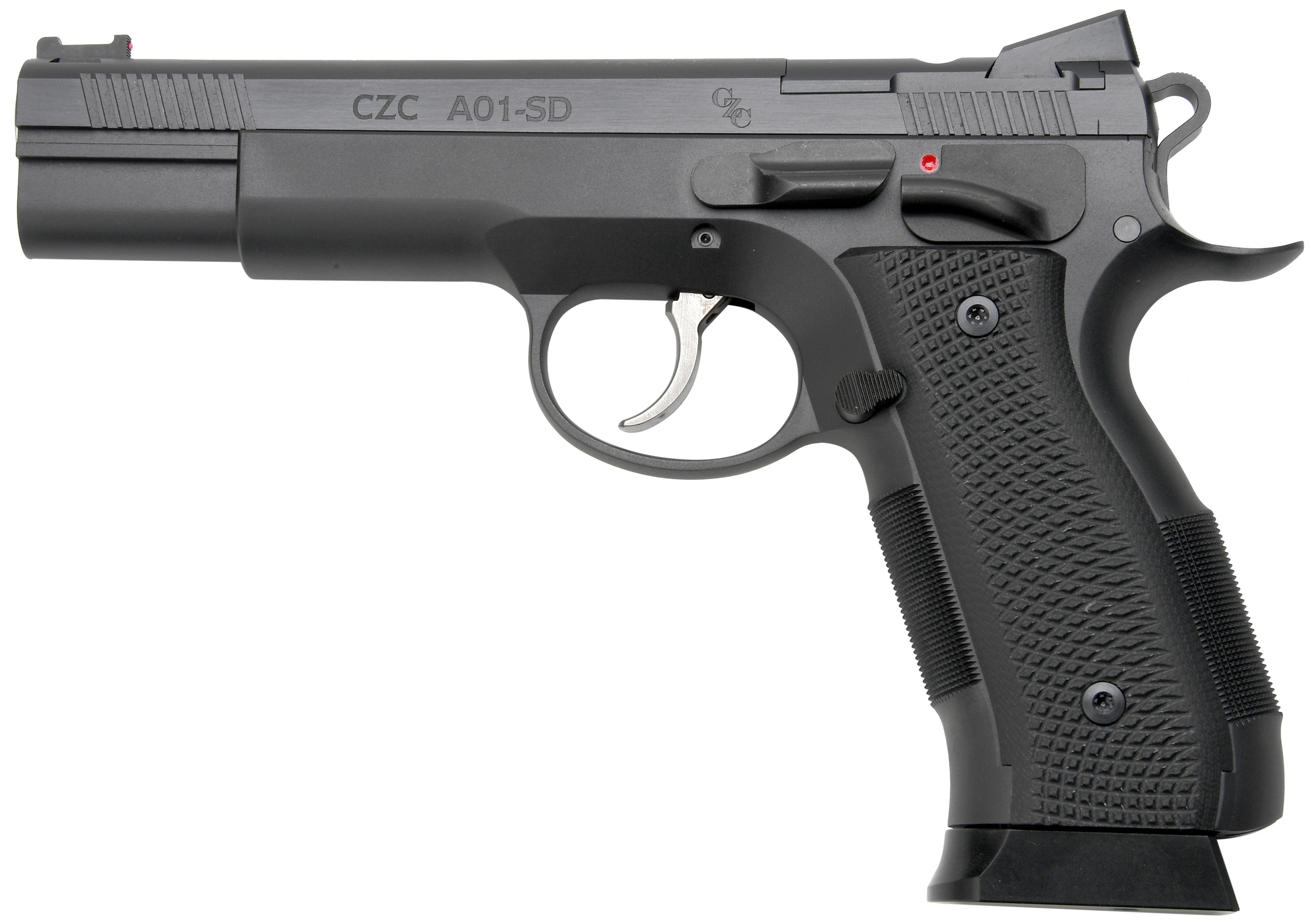 CZ-USA A01-SD Optic Ready Pistol 96333, 9mm Luger, 5in, Black G10 Grips, Black Polycoat Finish, 19 Rds