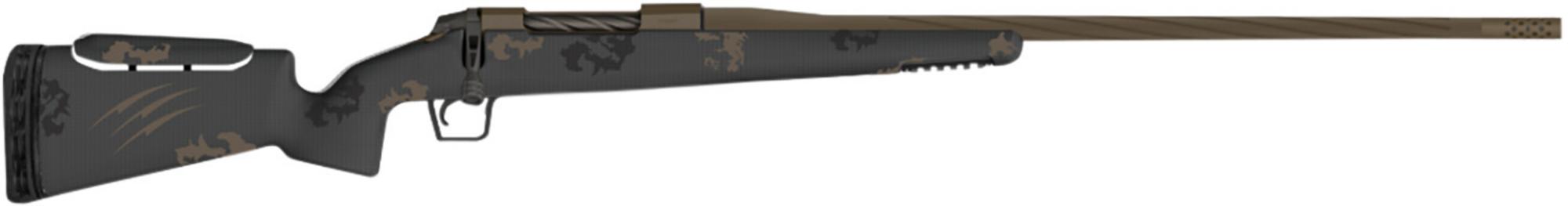 Fierce Twisted Rival FP Bolt Action Rifle FRFP65PRC22MM, 6.5 PRC, 22" Threaded, Trophy Camo Carbon Stock, 3 Rds