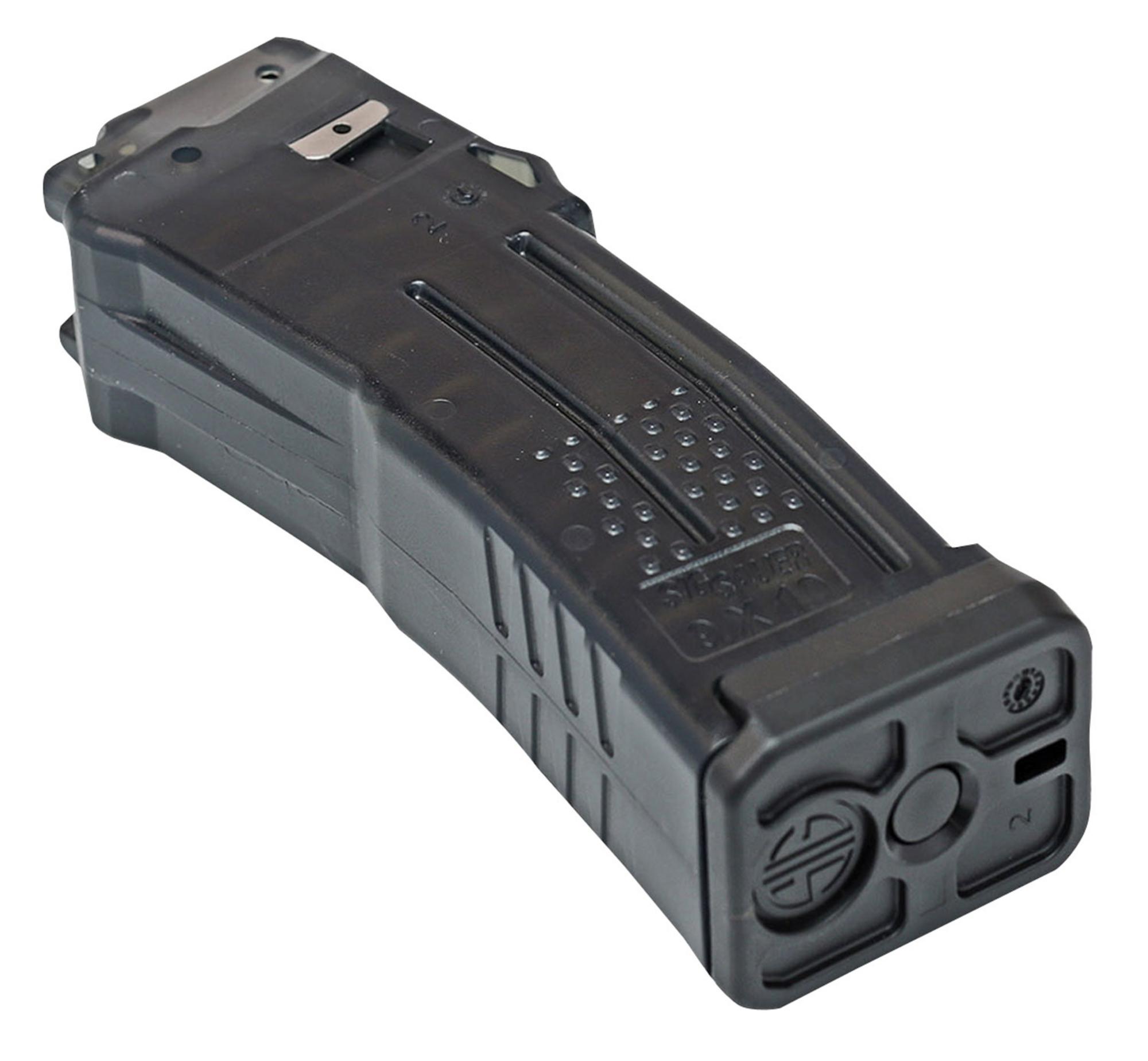 Sig MPX KeyMod 9mm Luger 10 Rounds Black Translucent Magazine (MAGMPX910KM)