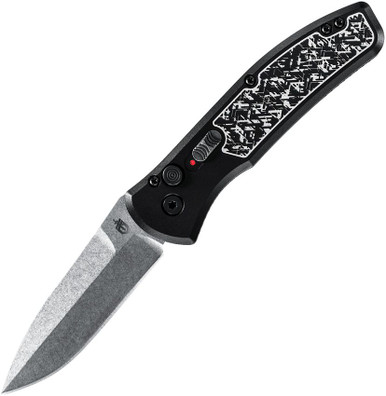 Gerber Empower Auto Knife - S30V Stonewash Blade - Black Armor Grip - 30-001323